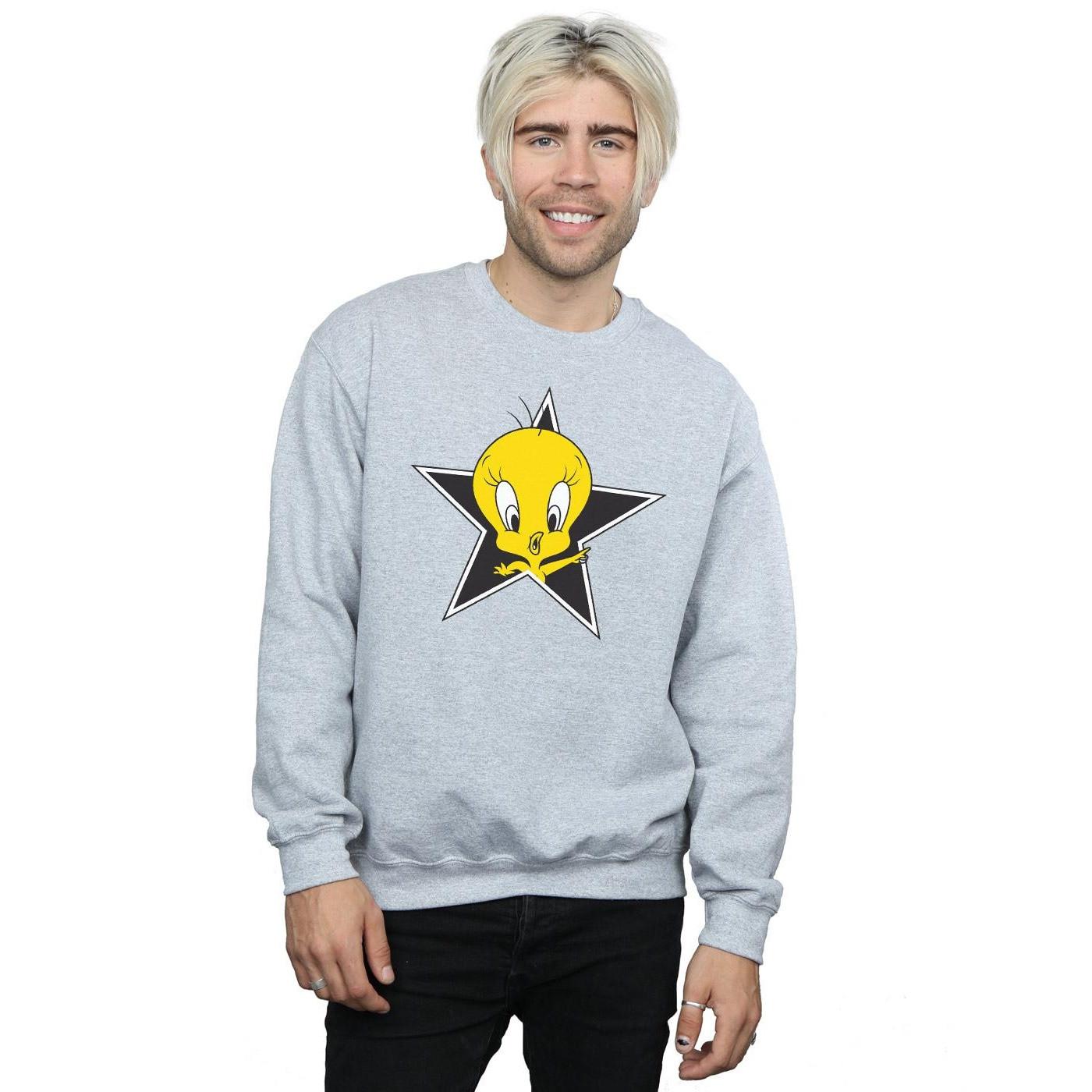 LOONEY TUNES  Tweety Pie Star Sweatshirt 