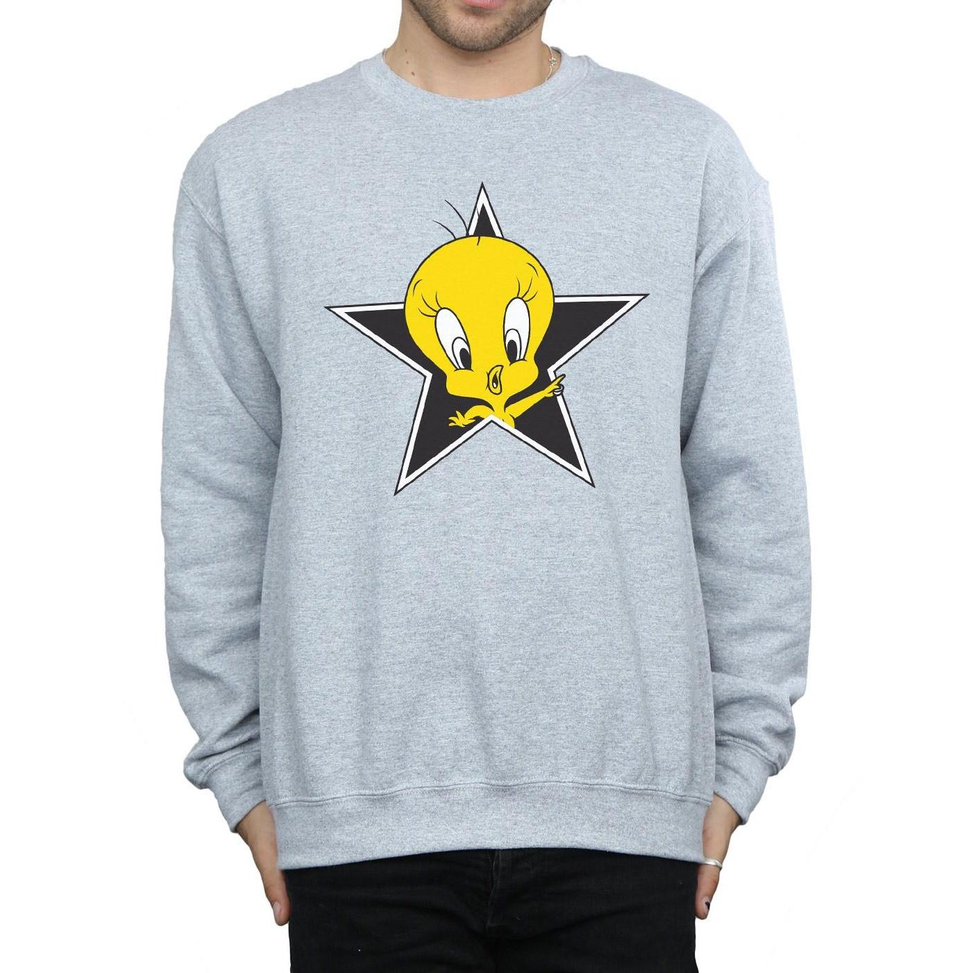 LOONEY TUNES  Tweety Pie Star Sweatshirt 