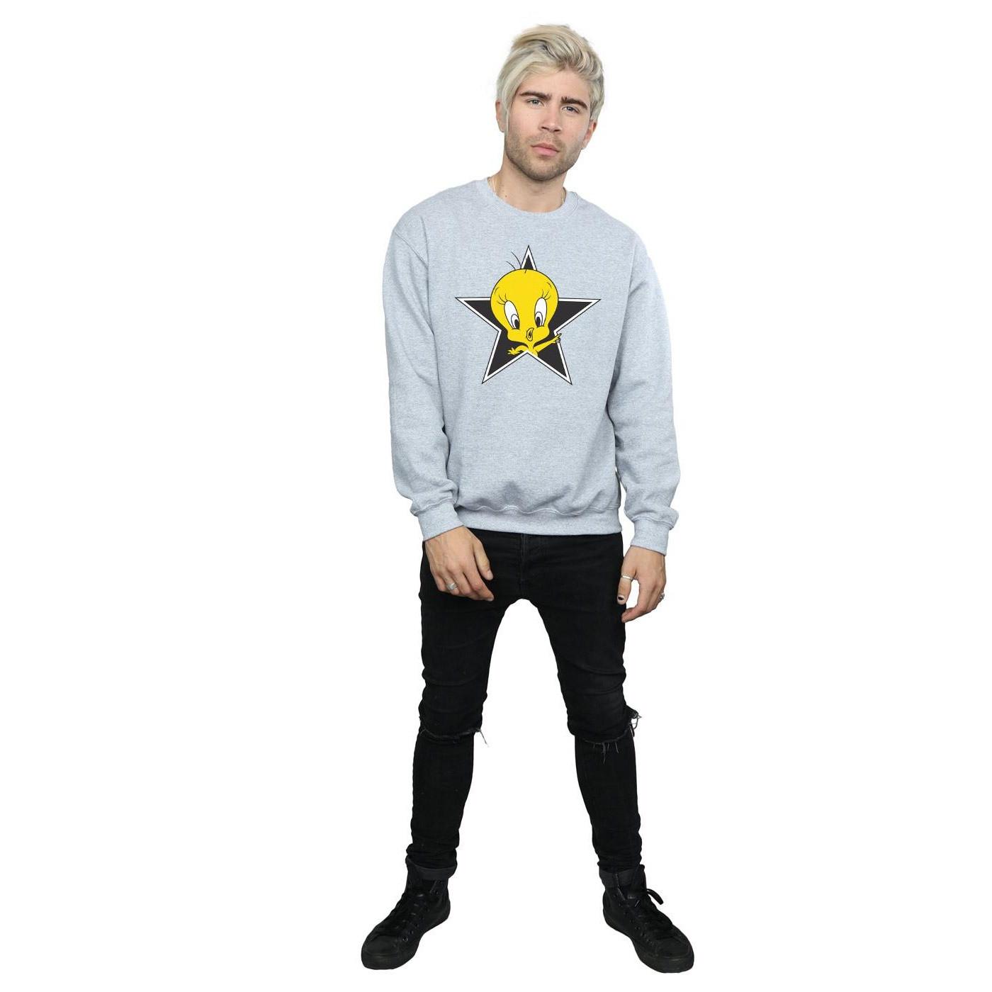 LOONEY TUNES  Tweety Pie Star Sweatshirt 