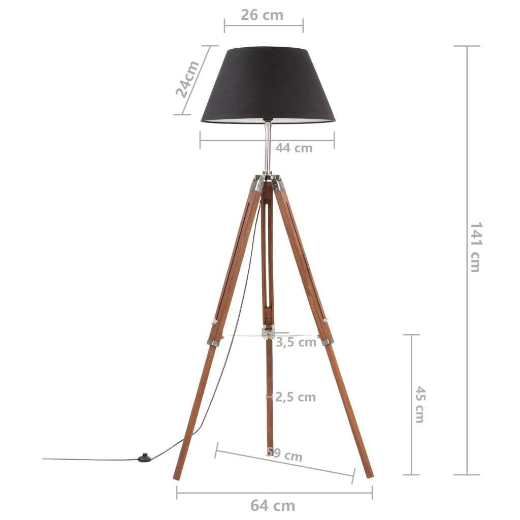 VidaXL Lampadaire teck  