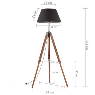 VidaXL Lampadaire teck  