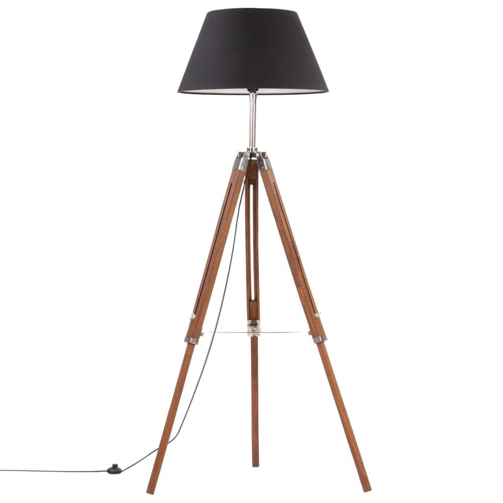 VidaXL lampada da terra Teak riciclato  