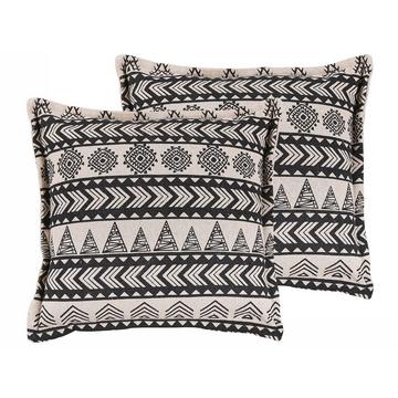 Lot de 2 coussins en Coton Boho HENTEPE