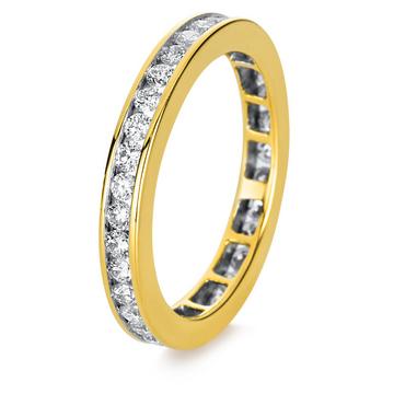 Mémoire-Ring 750/18K Gelbgold Diamant 1.05ct.