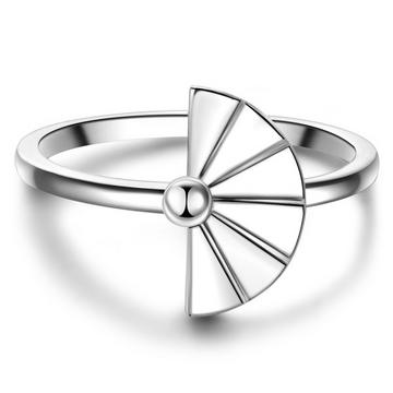 Femme Bague en argent Éventail