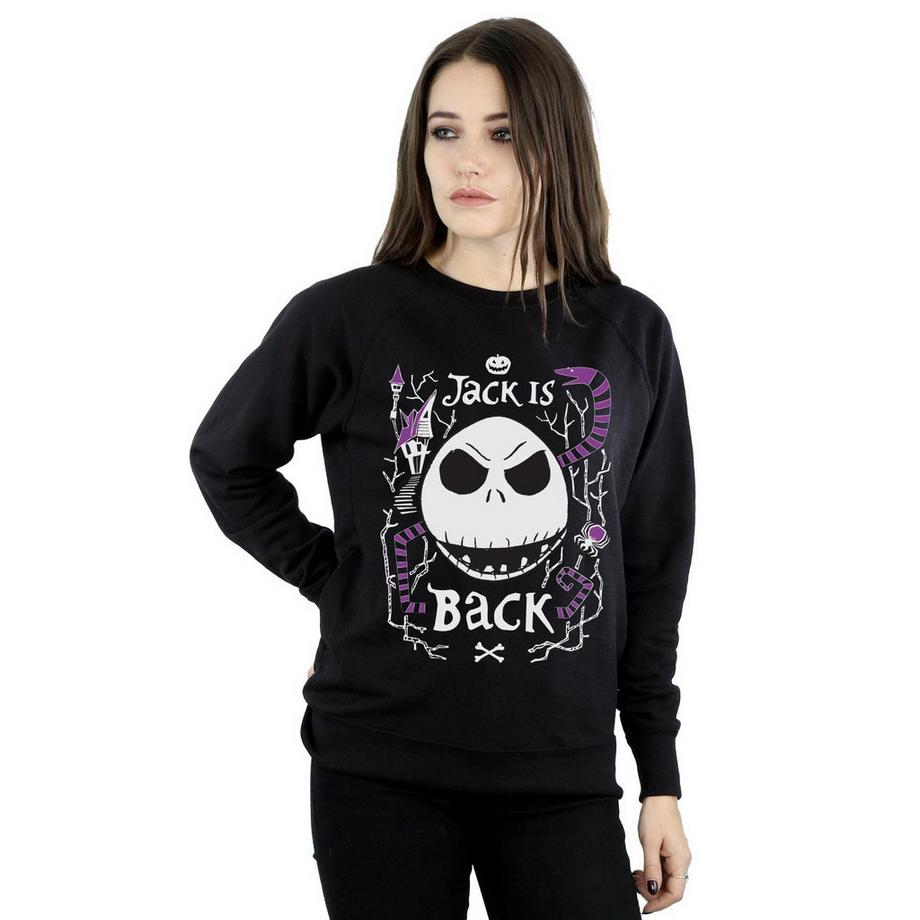 Disney Nightmare Before Christmas Jack Is Back Felpa  