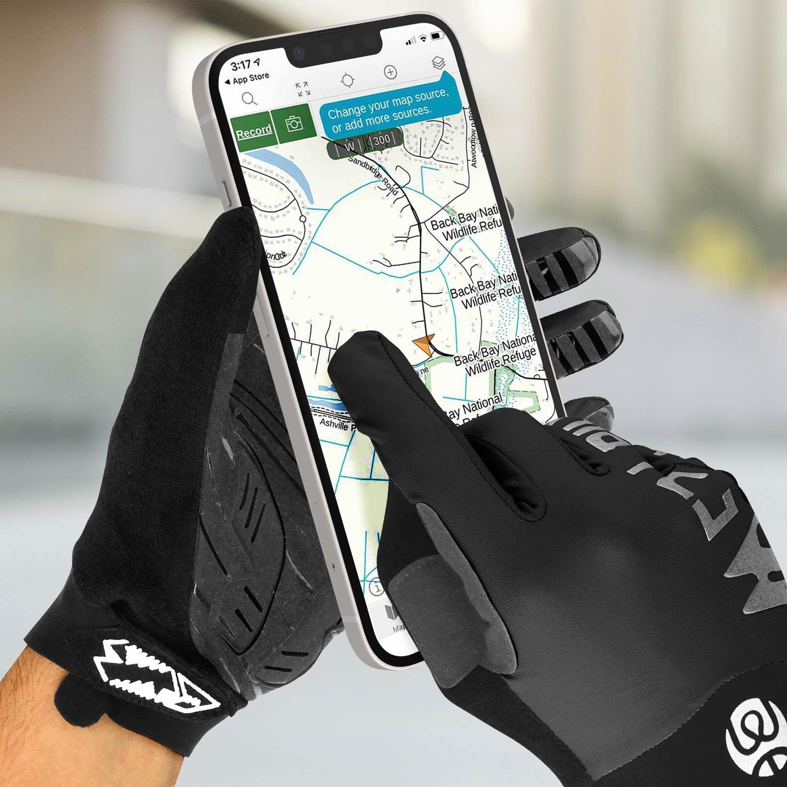 Avizar  Handy Fahrradhandschuhe Größe XS Schwarz 