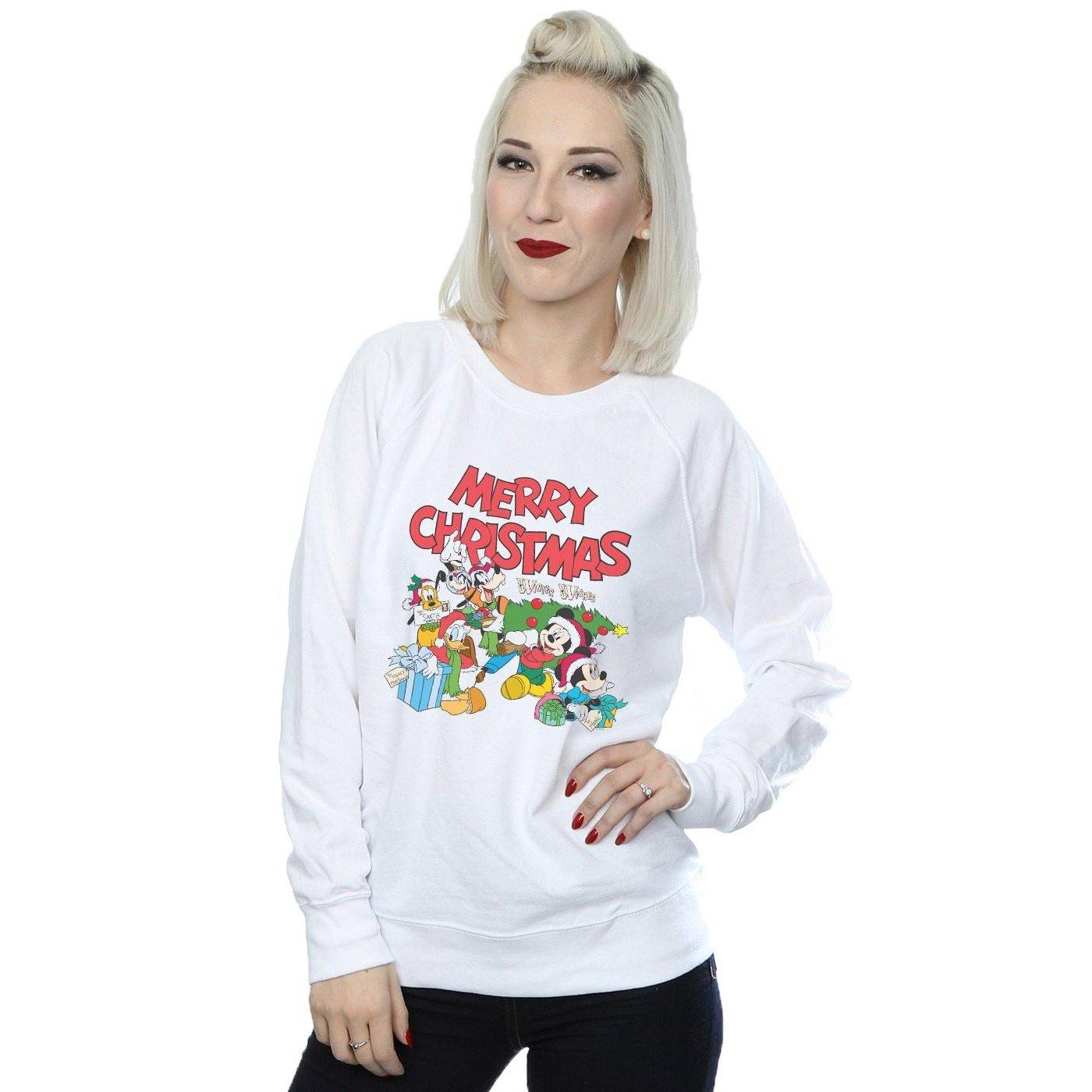 Disney  Mickey Mouse And FriendsWinter Wishes Sweatshirt 