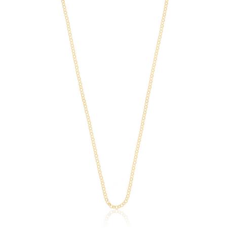 MUAU Schmuck  Collier Erbs Gelbgold 750, 2mm, 50cm 