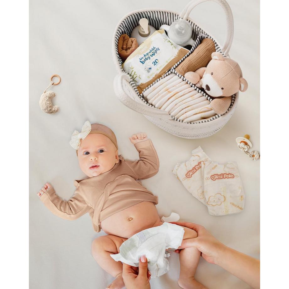 Alopini Wickeltisch-Organizer, Baby-Organizer-Korb  