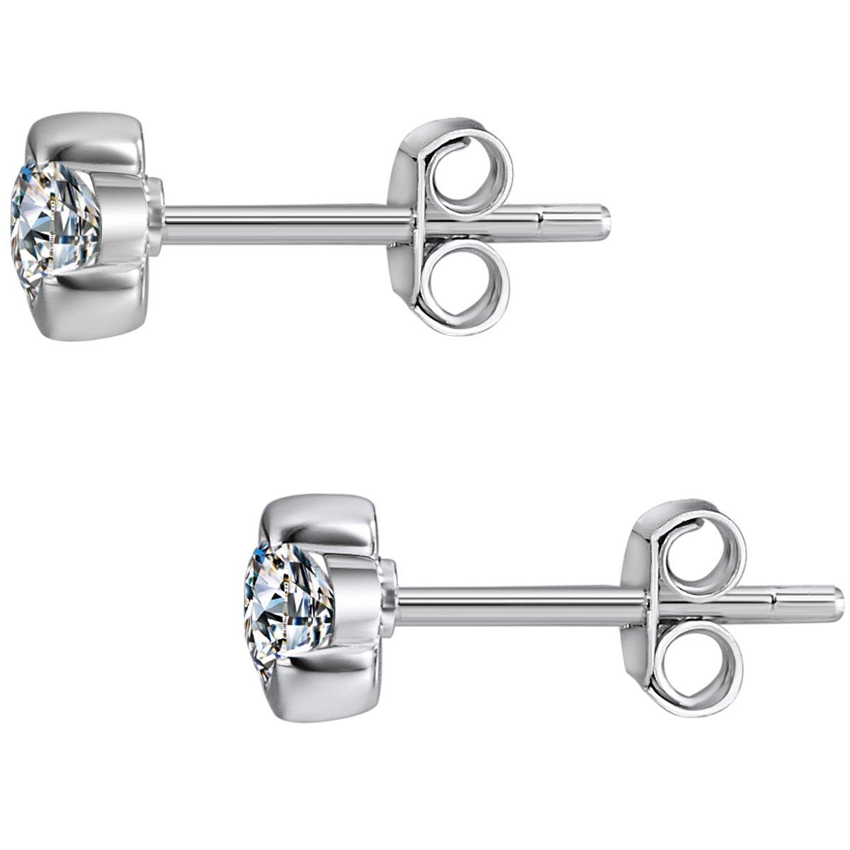 Trilani  Femme Puces d'oreilles en argent 