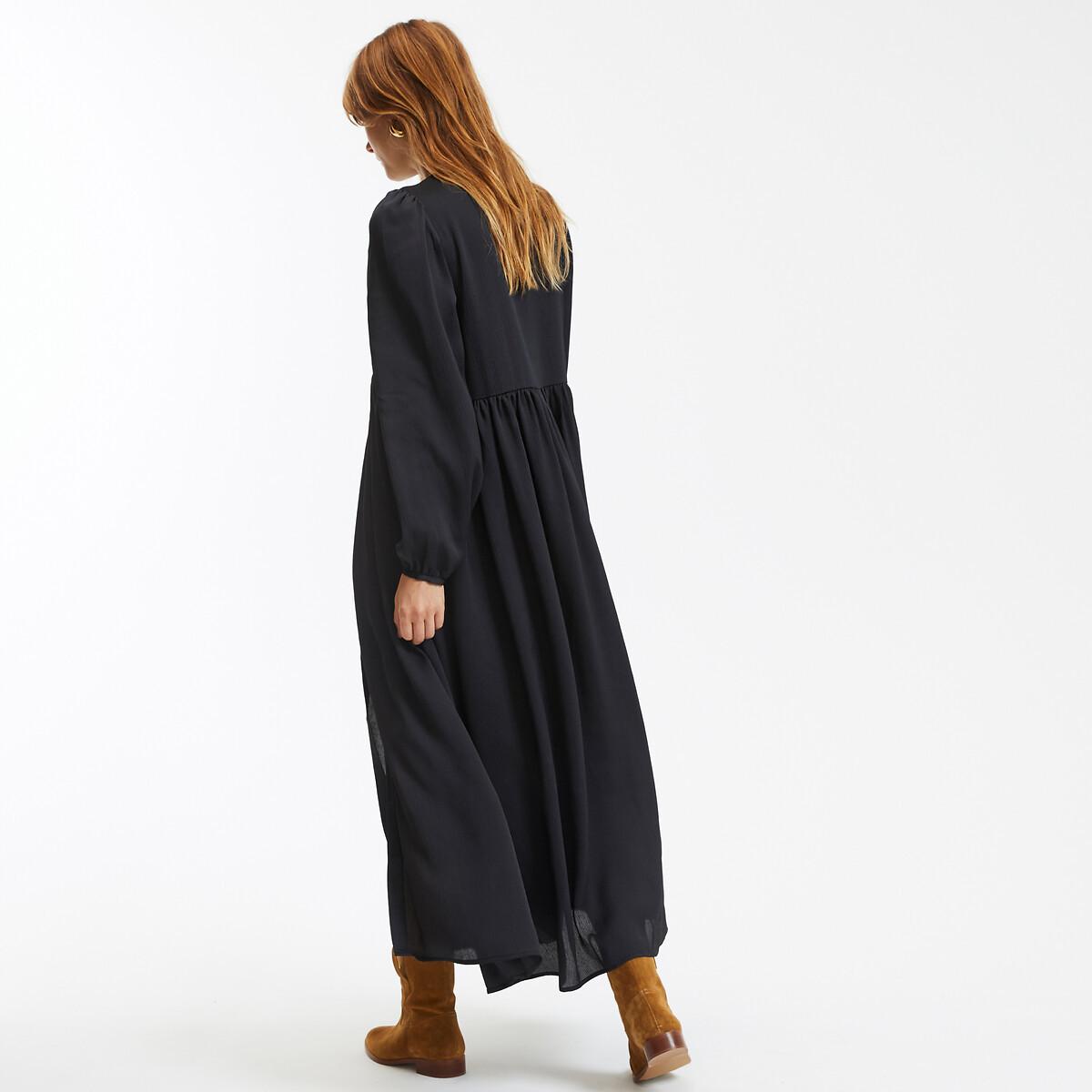 La Redoute Collections  Robe longue évasée boutonnée 