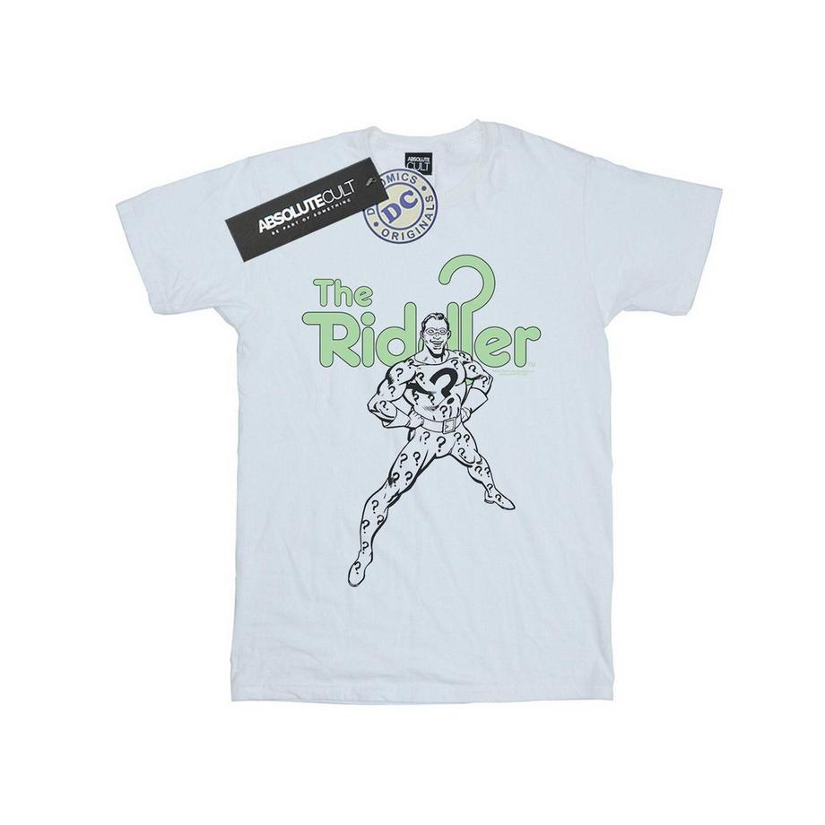 DC COMICS The Riddler T-Shirt Stampa Regular Fit  