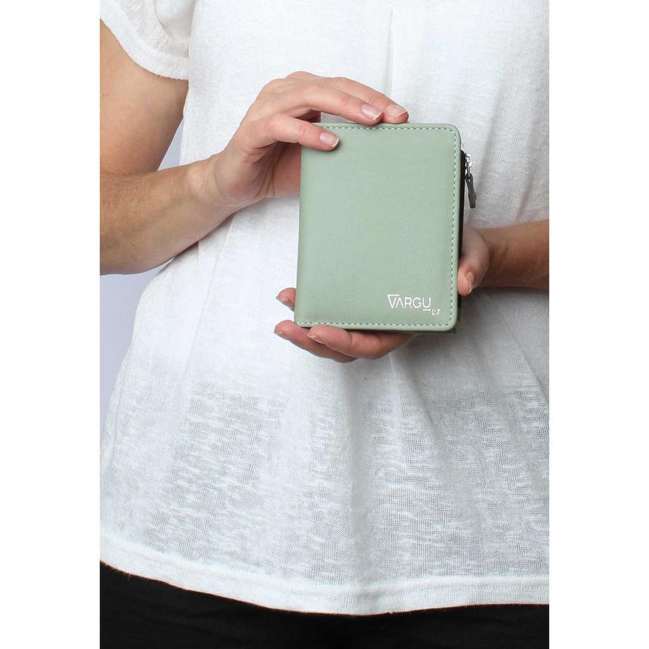 VARGU ADA 1-A Portefeuille en Cuir Véritable  