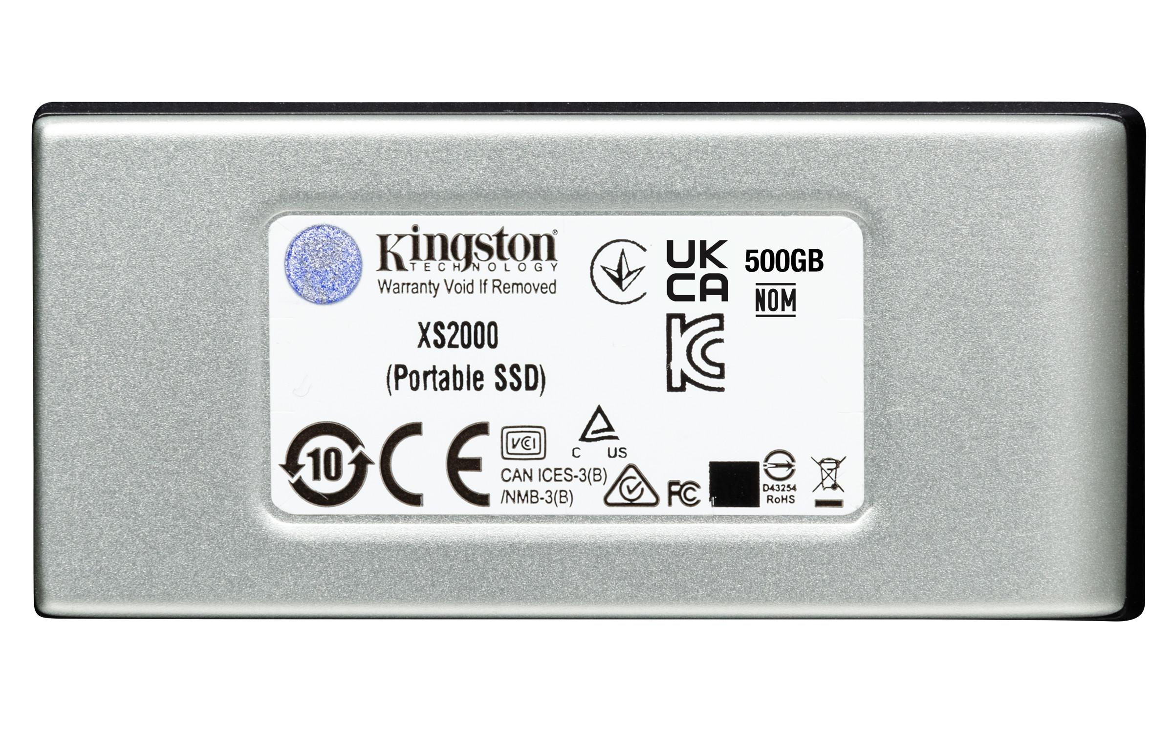 KINGSTON TECHNOLOGY  4000G Tragbare SSD XS2000 