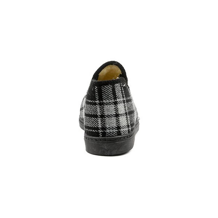 Fargeot Secret-47 Karierte Slip-On Hausschuhe  