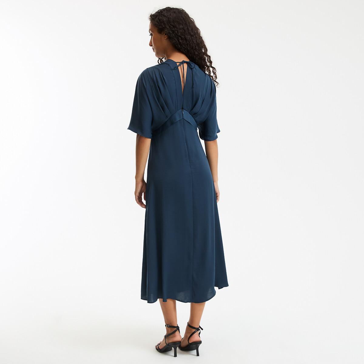 La Redoute Collections Abito lungo svasato scollo a V  