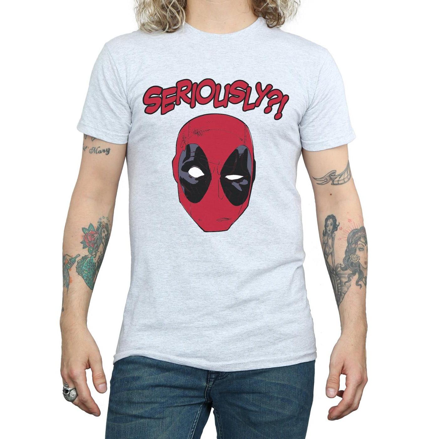 Deadpool Seriously Grafikdruck T-Shirt  