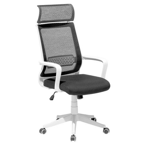 Beliani Chaise de bureau en Polyester Traditionnel LEADER  