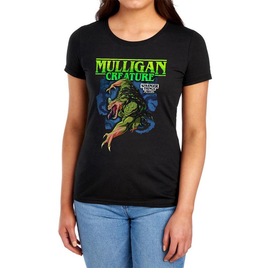 Stranger Things Mulligan T-Shirt, Kurze Ärmel  