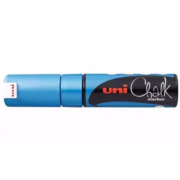 UNI-BALL Chalk Marker 8mm PWE-8K METALLIC BLUE Metallic blau