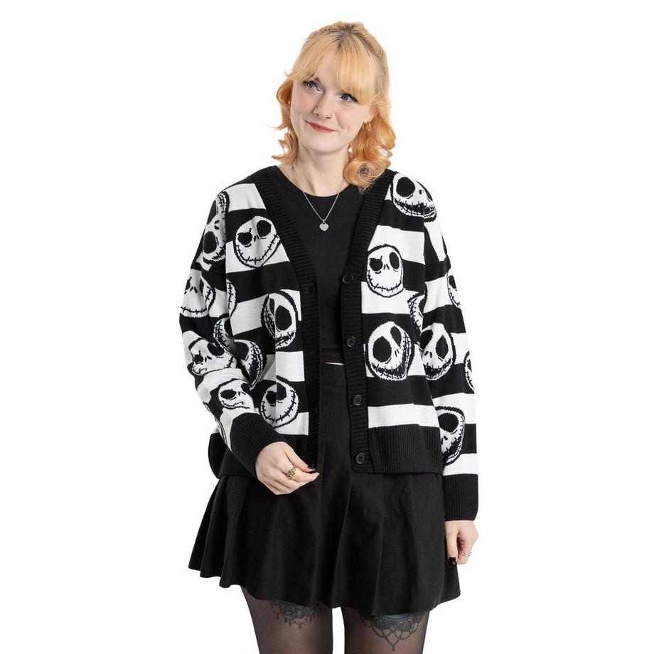 Cardigan Motif Jack Skellington