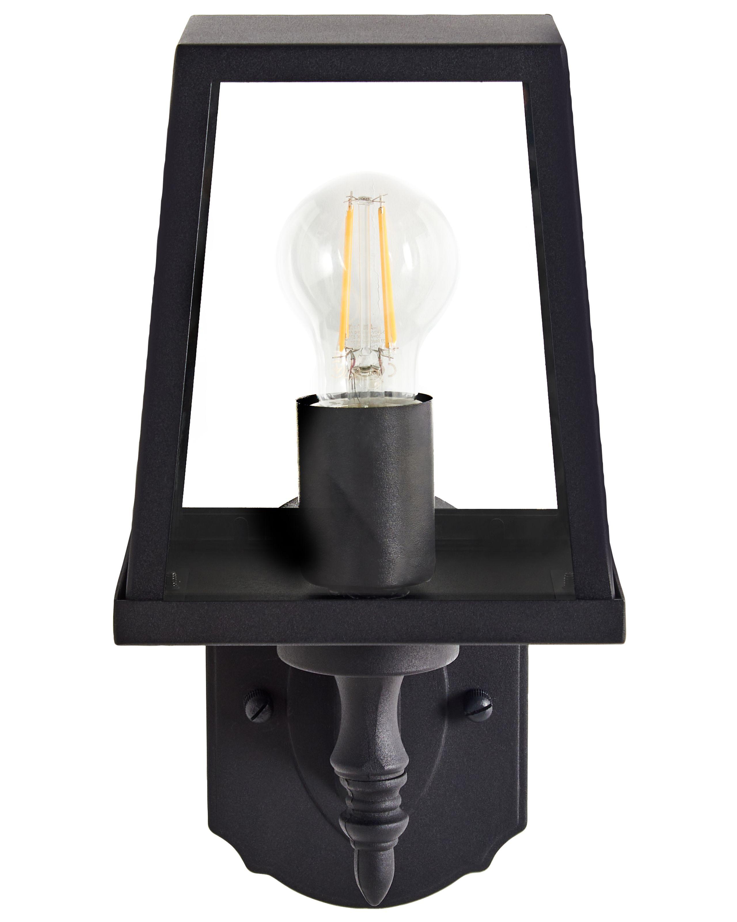 Beliani Lampe murale pour l'extérieur en Métal Industriel HEZIR  