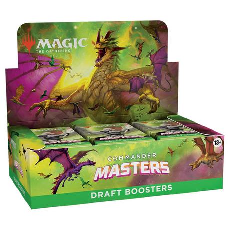 Wizards of the Coast  Commander Masters Draft Booster Display - Magic the Gathering - EN 