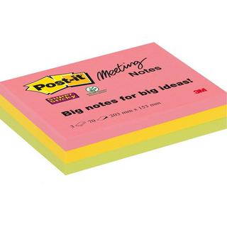 Post it POST-IT Super Sticky Meeting 203x152mm 8670-3SS-EU 3x70 Blatt  