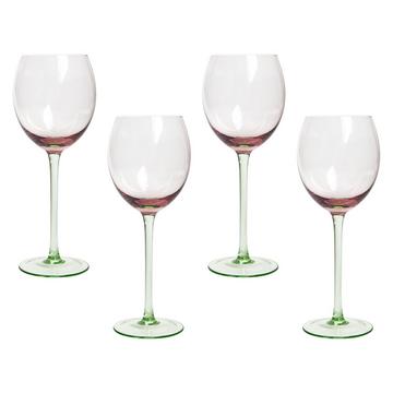 Lot de 4 verres à vin en Verre Rétro DIOPSIDE