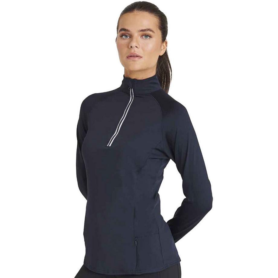 AWDis Base Layer Oberteil Halb Reissverschluss Langarm  