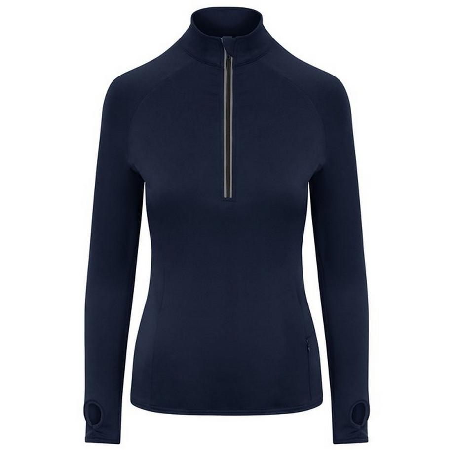 Base Layer Oberteil Mit Halbem Reißverschluss  Langärmlig