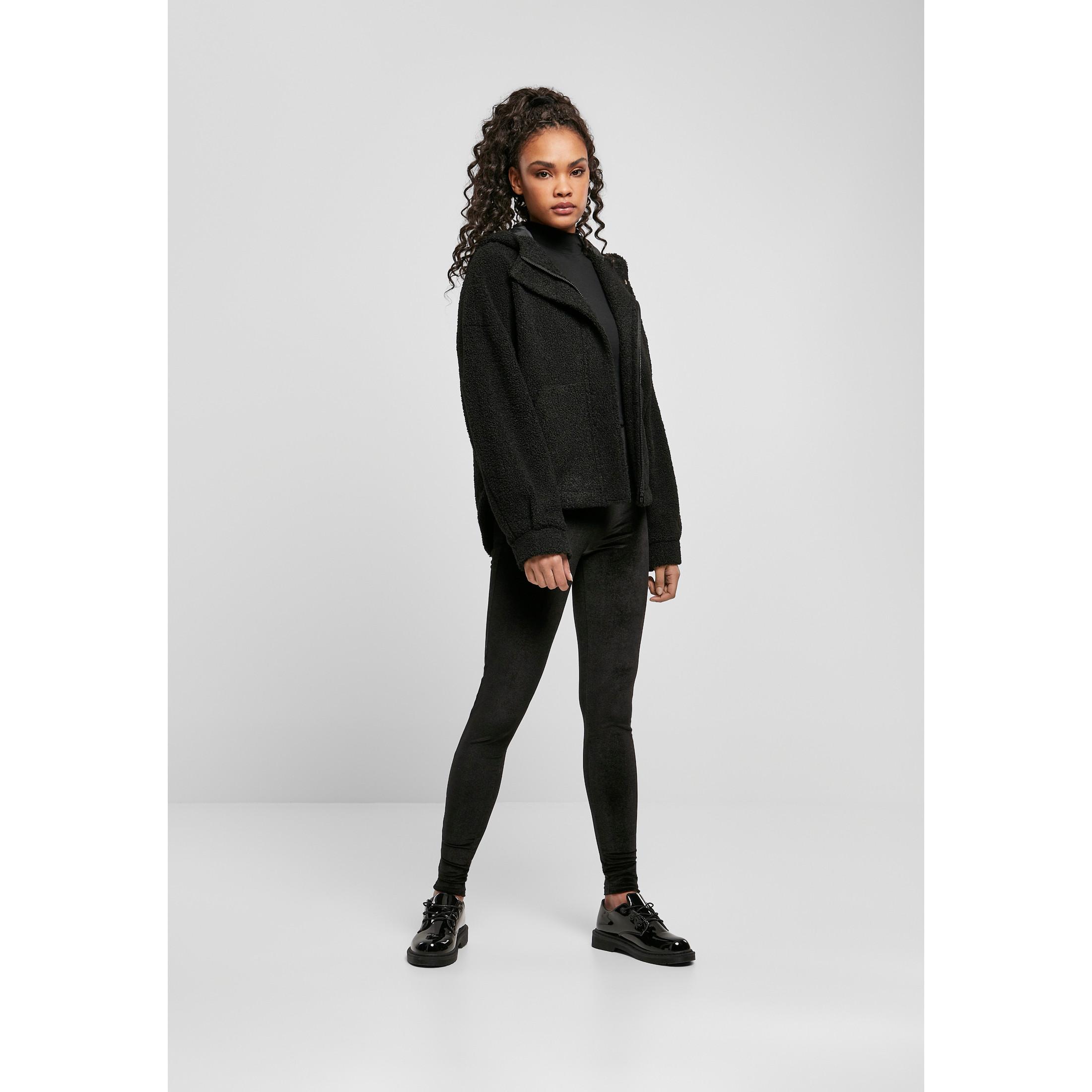 URBAN CLASSICS Donna Sherpa Giacca in Pile  