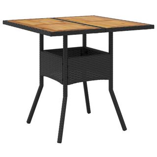 VidaXL Table de jardin rotin synthétique  