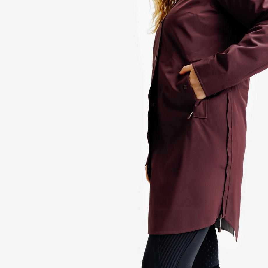 FOUGANZA Longue veste d'équitation imperméable  