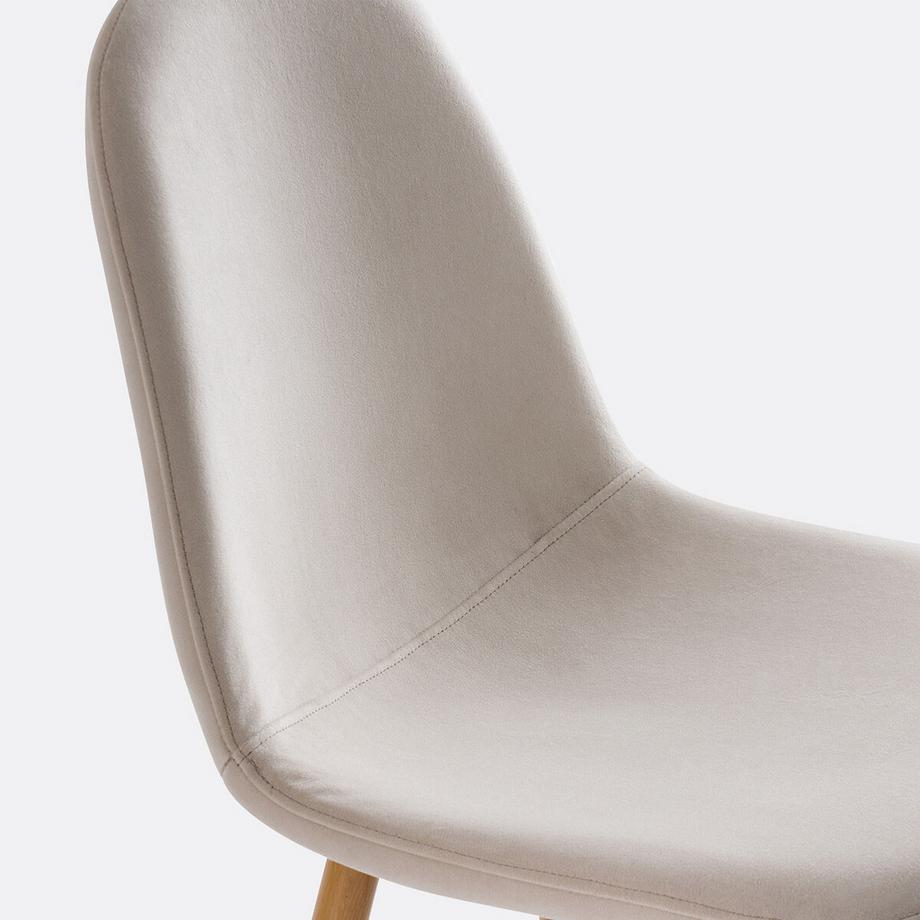 La Redoute Intérieurs Lot de 2 chaises velours  