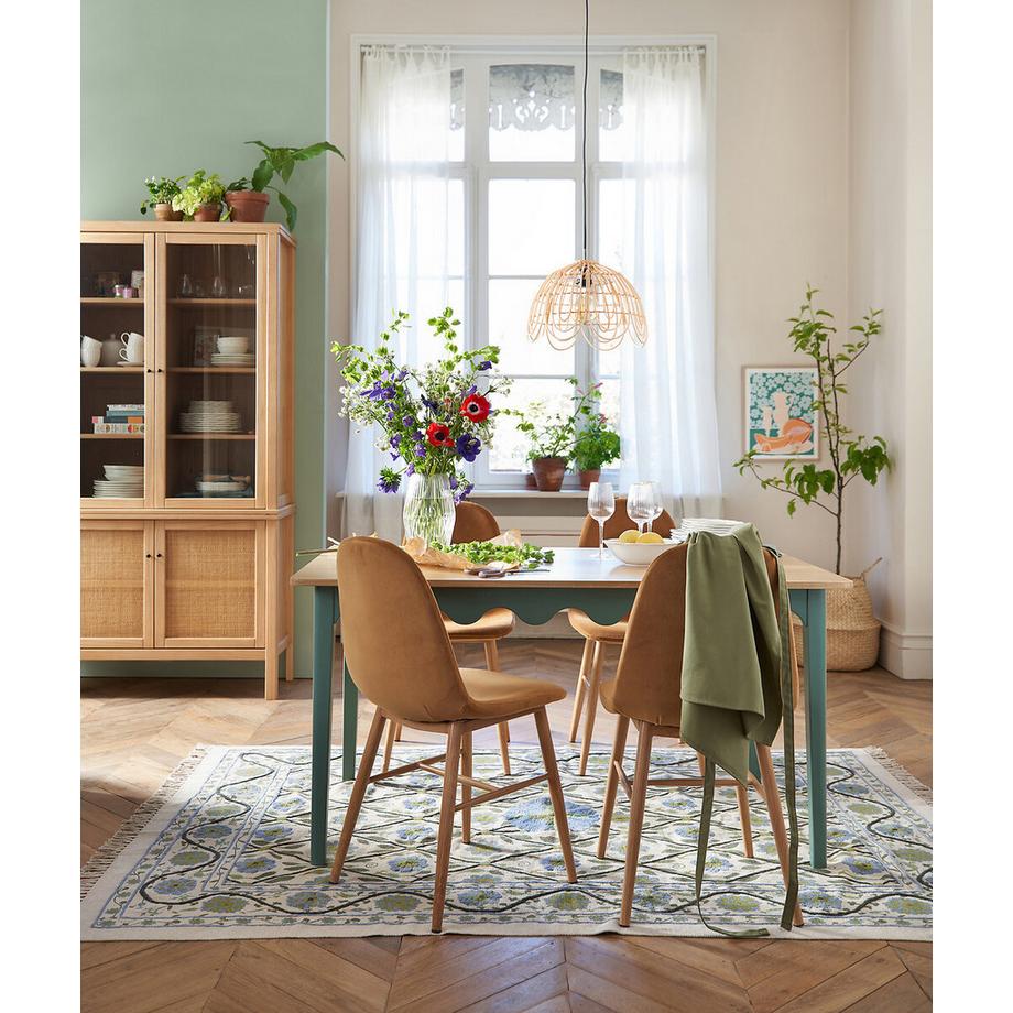 La Redoute Intérieurs Lot de 2 chaises velours  