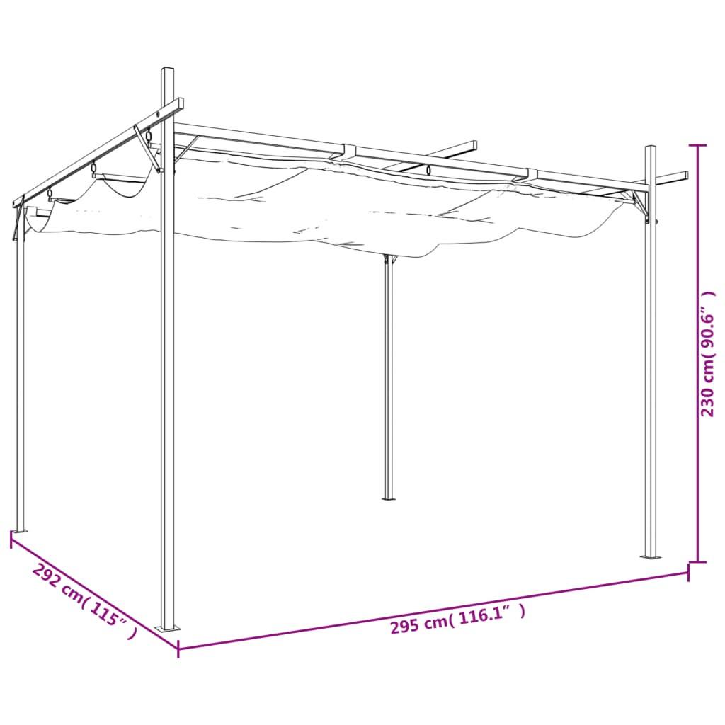 VidaXL Pergola gewebe  