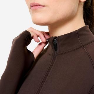 DOMYOS Veste ajustée stretch polyamide  