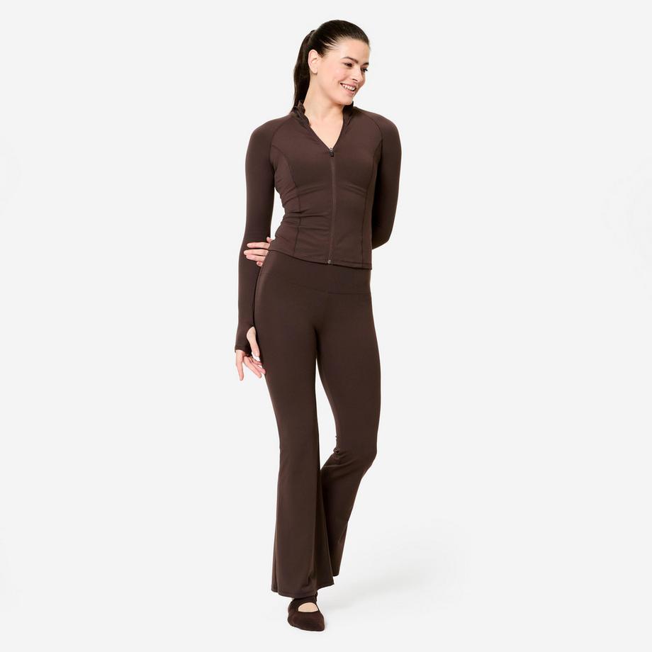 DOMYOS  Jacke tailliert Dehnbar Polyamid 