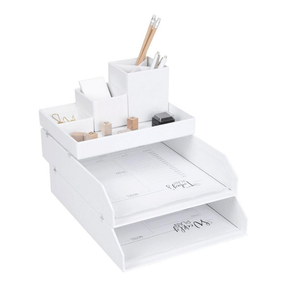 Bigso Box of Sweden HAKAN Dokumentenablage Set 2 Stk.   Weiss  
