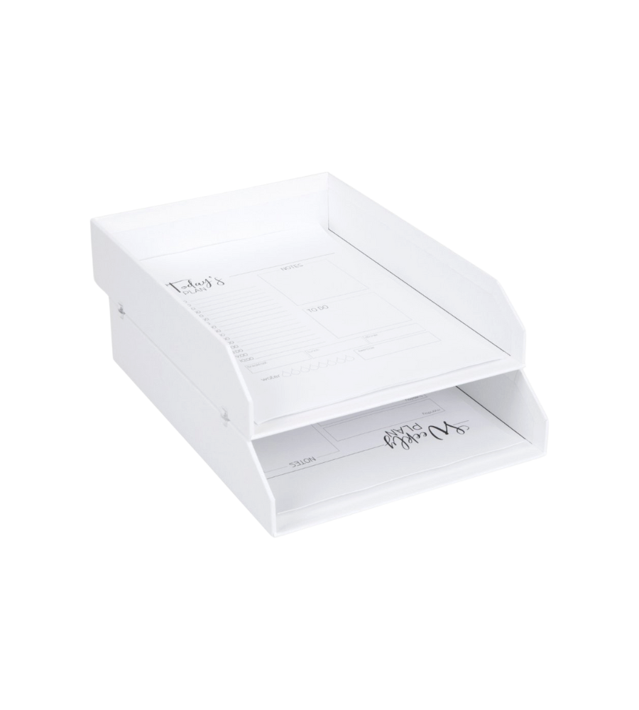 Bigso Box of Sweden Bigso HAKAN Porte-documents Set 2 pcs - Blanc  