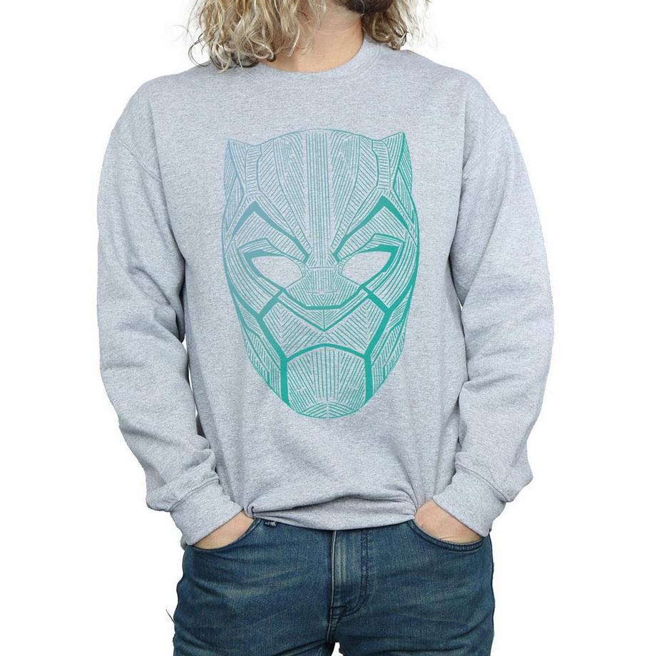 MARVEL Black Panther Mask Sweatshirt  
