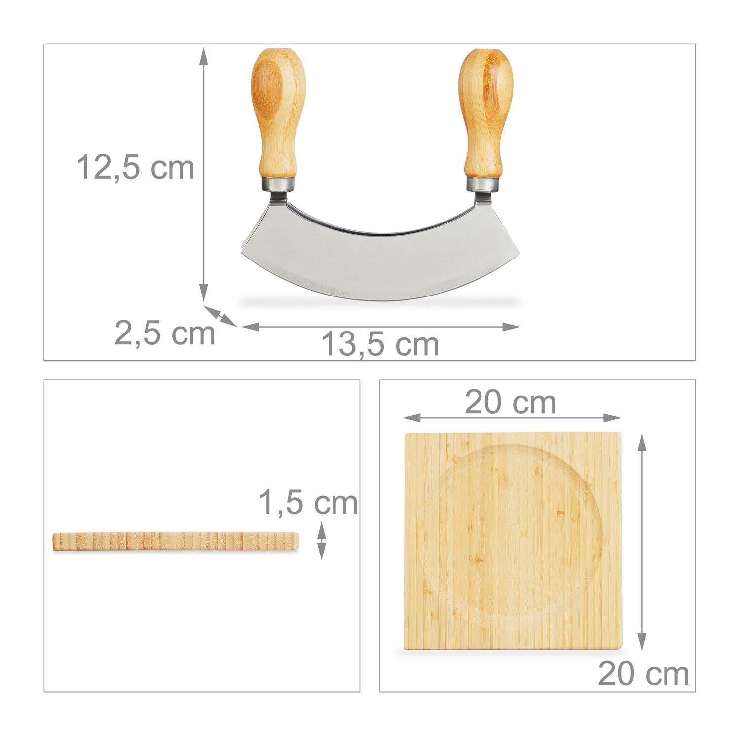 B2X Couteau à découper à double revêtement avec planche  
