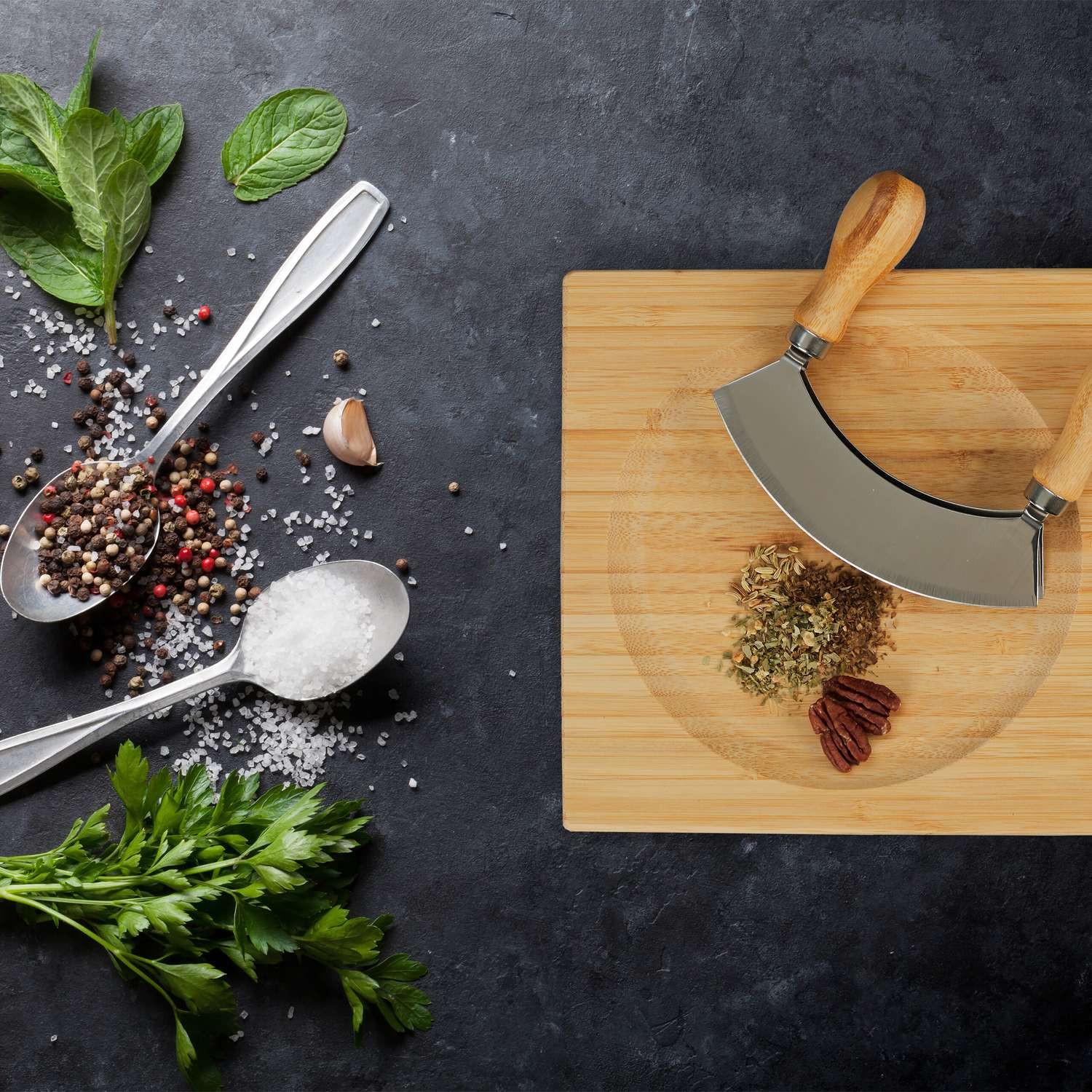 B2X Couteau à découper à double revêtement avec planche  