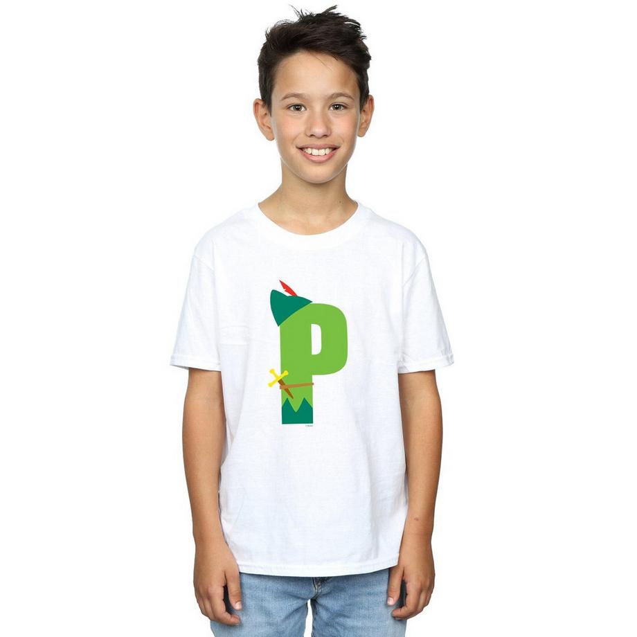 Disney  Alphabet P Is For Peter Pan TShirt 