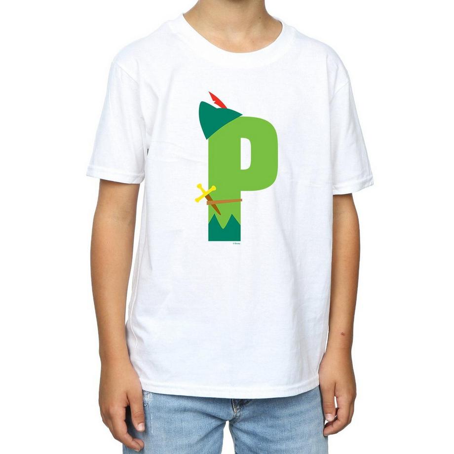 Disney  Alphabet P Is For Peter Pan TShirt 