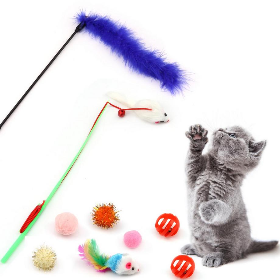 Activity-board  Packung mit 31 Katzenspielzeug mit Katzentunnel 