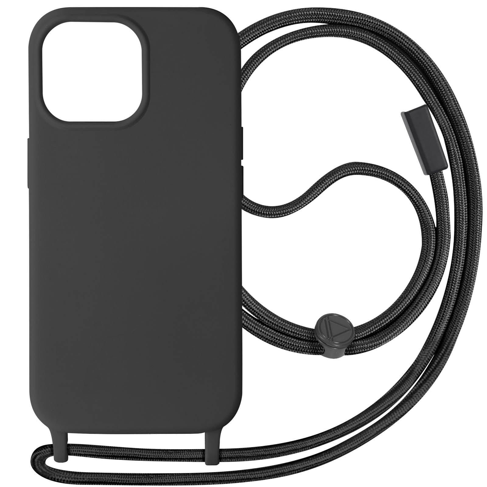 Avizar  Coque Cordon iPhone 15 Pro Noir 