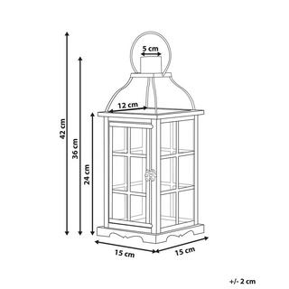 Beliani  Lanterne en Métal Traditionnel CLARA 